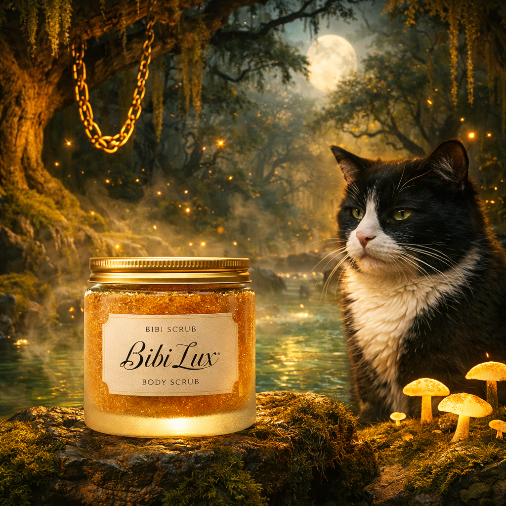 Bibi Scrub Bibi Lux — body scrub in enchanted forest